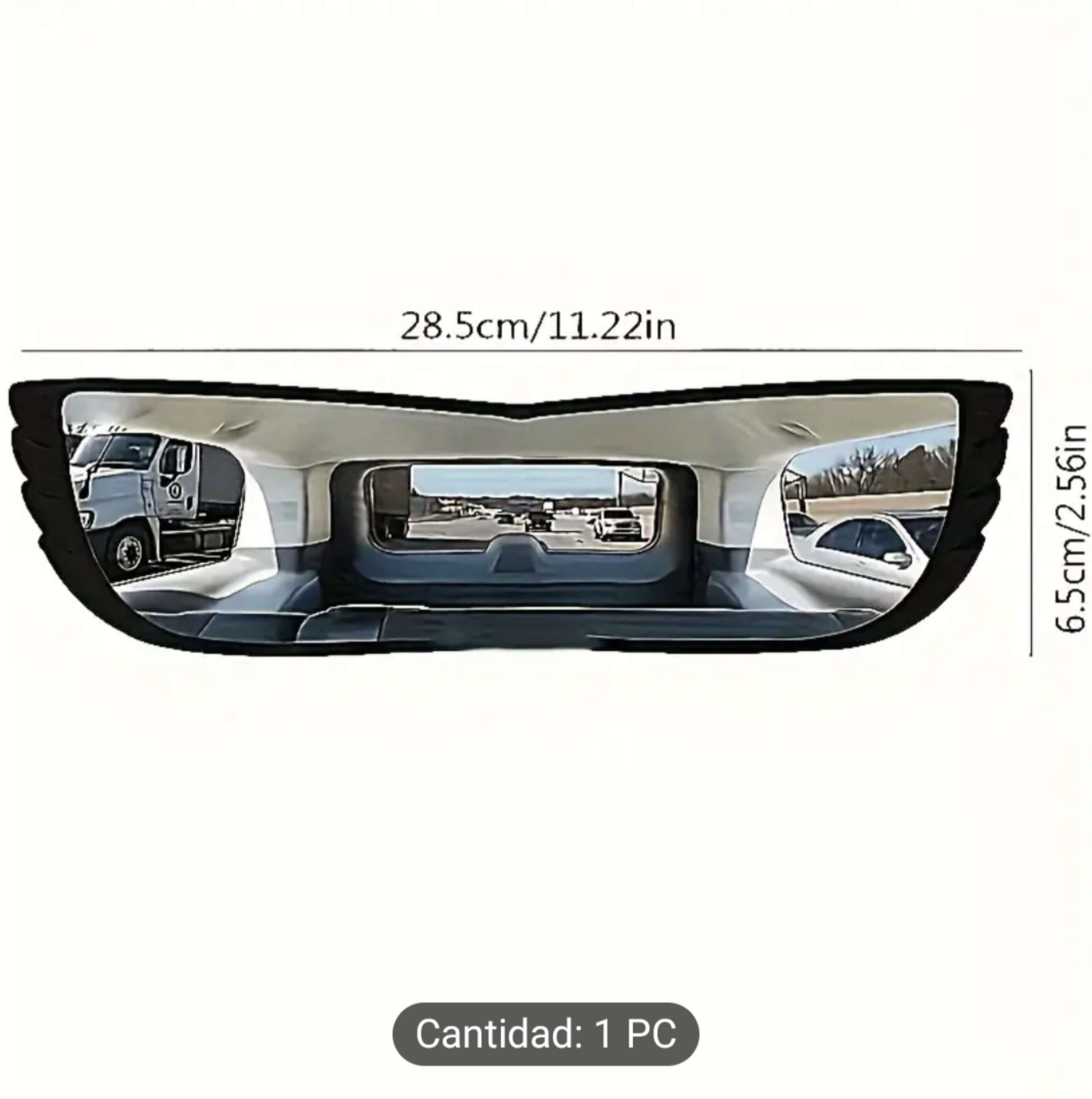 Espejo retrovisor con amplia vision